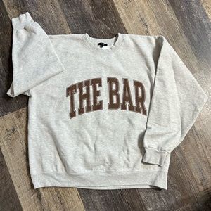 The Bar Varsity sweatshirt